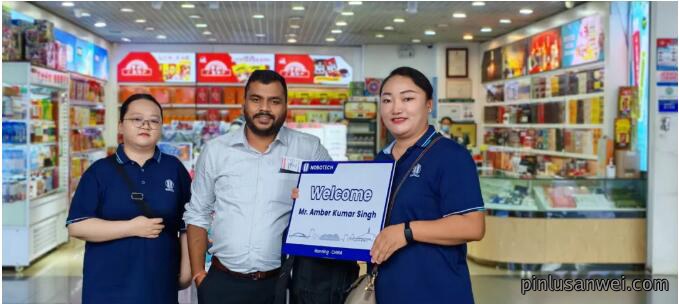 Warmly welcome Indian customers to visit and appreciate the strength of NOBLE factory!