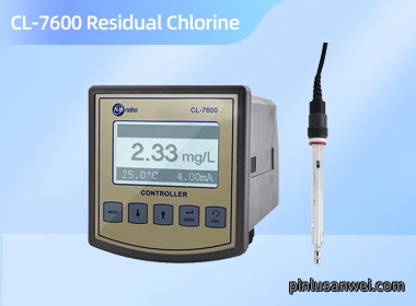 Online free chlorine meter in waste water