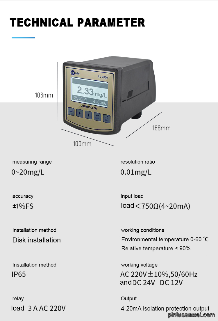 Online chlorine meter
