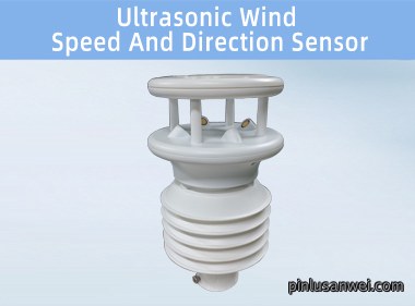 Ultrasonic wind speed and direction sensor