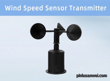 Wind speed sensor transmitter